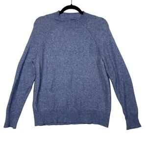 J. Crew Rollneck Supersoft Yarn Blue Pullover Sweater Size Small BD613